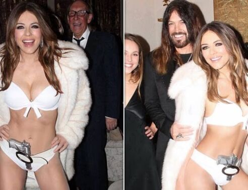 Η Ελίζαμπεθ Χάρλεϊ υποδέχθηκε το 2026 σαν Bond girl — με μπικίνι και γούνα