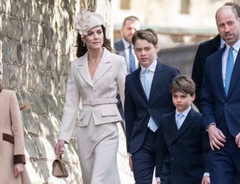 Ο Πρίγκιπας Oυίλιαμ και η Κέιτ Μίντλετον στην πρώτη πασχαλινή λειτουργία μετά τη μάχη της με τον καρκίνο