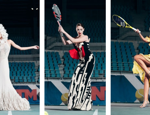 Η φωτογράφιση των μοντέλων του GNTM με θεματική tennis