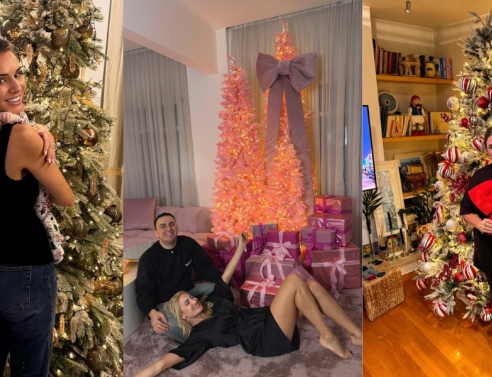 Πώς στόλισαν φέτος τα Χριστούγεννα οι Έλληνες celebrities τα σπίτια τους