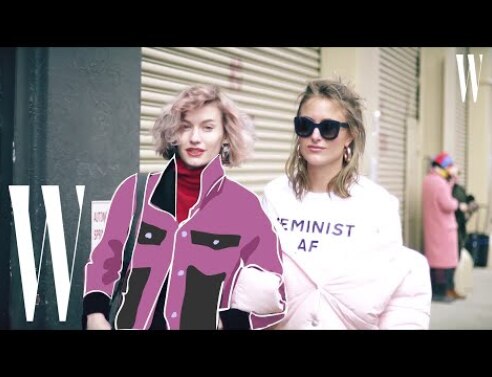 New York's Best Street Style Gets Electrified With This Animated Treatment for NYFW | W Magazine