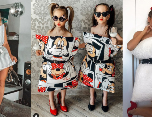 Εικόνες από Instagram με γυναίκες και κορίτσια να φοράνε μαξιλάρι σαν φόρεμα