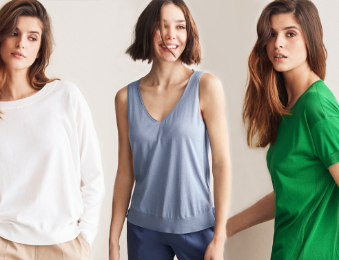 Falconeri Silk and Cotton collection