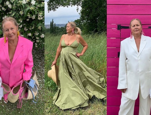 Ο Jacquemus φωτογράφισε τη γιαγιά του, Liline, να φοράει τη νέα του συλλογή ρούχων