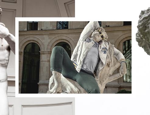 Ο Léo Caillard μεταμορφώνει σε hipsters τα γλυπτά του Λούβρου
