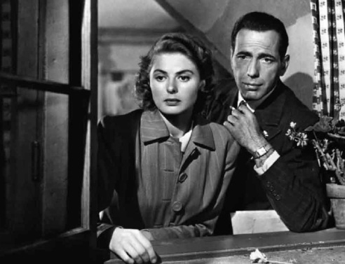 Η Ίνγκριντ Μπέργκμαν και ο Χάμφρεϊ Μπόγκαρτ στην ταινία Καζαμπλάνκα