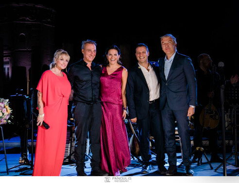 Ελεωνόρα Ζουγανέλη, Μίνως Μάτσας, Όλγα Κεφαλογιάννη, Κώστας Τριανταφυλλίδης, Στέφανος Χανδάκας ©Studio Panoulis