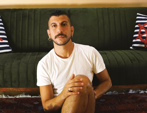 Ο καλλιτέχνης Δημήτρης Μασούρας ©Helias Doulis