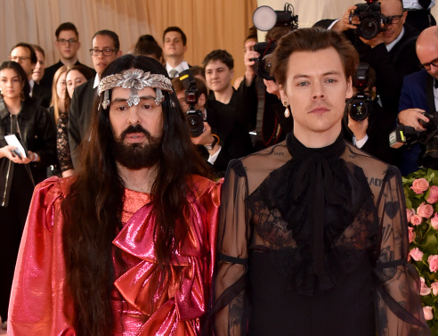 Alessandro Michele και Harry Styles ©Getty Images/ John Shearer