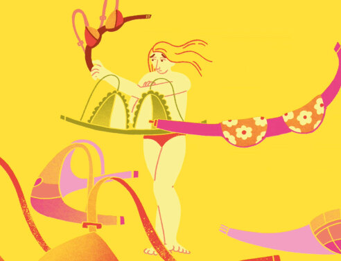 Εικονογράφηση καμπάνιας για τον καρκίνο του μαστού