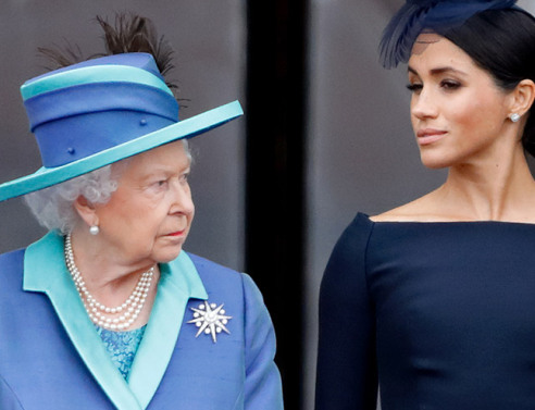 Βασίλισσα Ελισάβετ - Μέγκαν Μαρκλ 
