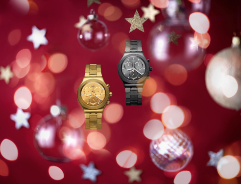 Ολοκαίνουρια εορταστική συλλογή της Swatch: 15 λαμπερά, εκθαμβωτικά μοντέλα ρολογιών για εσάς και τους αγαπημένους σας. Ξεχάστε τα γκρι και τα ουδέτερα χρώματα.