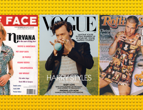 Ο τραγουδιστής Harry Styles στο εξώφυλλο της Vogue με φόρεμα Gucci