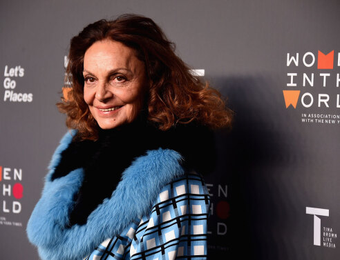 Η σχεδιάστρια Diane Von Furstenberg