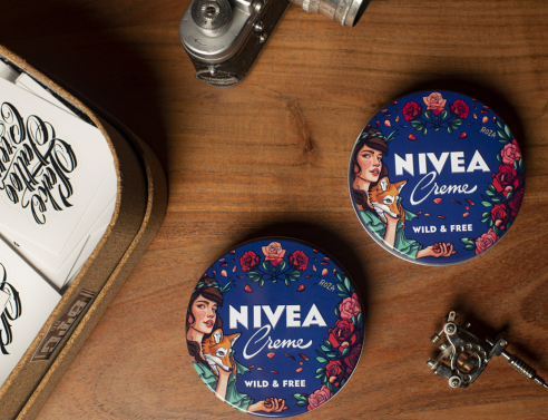 Ανατρεπτική συλλεκτική σειρά NIVEA Crème από 3 καταξιωμένες tattoo artists