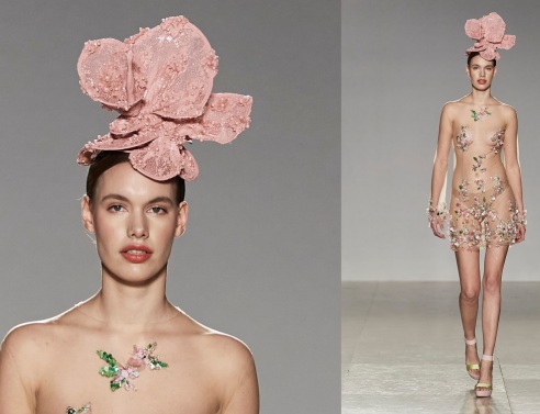 Καπέλο για τη συλλογή της Σήλιας Κριθαριώτη SS2020 στο Βρετανικό Μουσείο