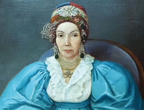 Εικόνα από το βιβλίο «Μόδα και Πολυτέλεια στη Βλαχία της Ελληνικής Επανάστασης», εκδόσεις Ακρίτας-Πορφύρα