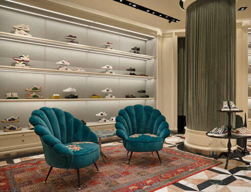 Κατάστημα Gucci στην Πανεπιστημίου ©Courtesy of Gucci/ Elias Joidos