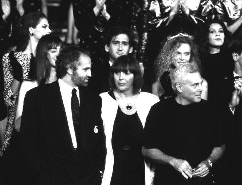 Giorgio Armani, Krizia, Gianni Versace, Ρώμη, 20 Ιουλίου 1987