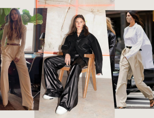 Το φαρδύ παντελόνι είναι on-trend