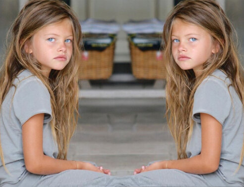 Thylane Blondeau - To 2007, σε ηλικία 6 ετών, διεθνή ΜΜΕ την αποκαλούσαν το «ομορφότερο κορίτσι του κόσμου»