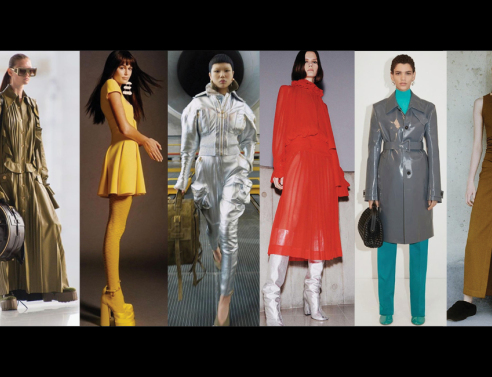 Μοντέλα με ρούχα οίκων μόδας