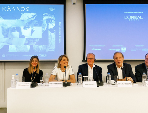 Λήδα Καρανικολού, Σάντρα Μαρινοπούλου, Jean-Paul Agon, Καθ. Νικόλαος Χρ. Σταμπολίδης, Δρ. Ιωάννης Δ. Φάππας