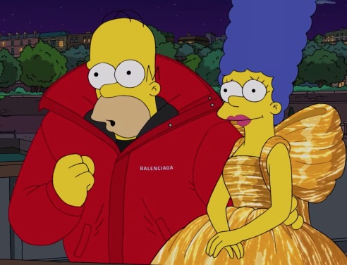 Χόμερ και Μαρτζ Σίμπσον στο βίντεο του οίκου μόδας Balenciaga
