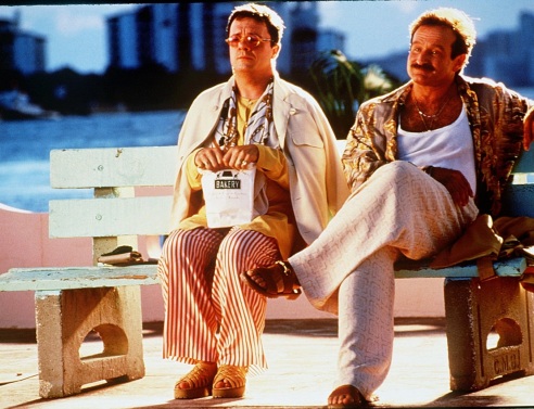 Ο Ρόμπιν Γουίλιαμς και ο Νέιθαν Λέιν στην ταινία «The birdcage»