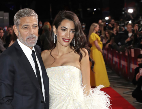 George Clooney, Amal Alamuddin - London Film Festival
