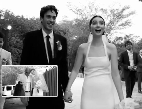 H κόρη του Πολ Γουόκερ (Paul Walker), Meadow, στον γάμο της με τον ηθοποιό Λουίς Θόρντον Άλαν