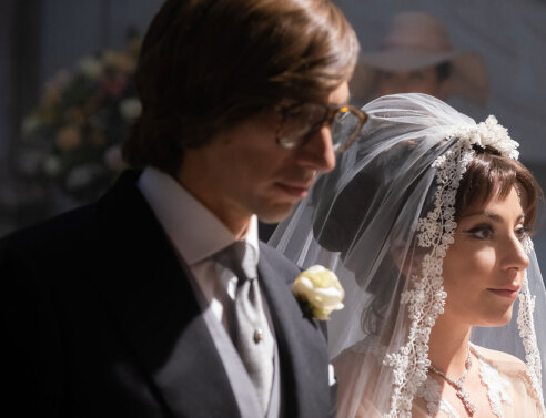 Ο Adam Driver και η Lady Gaga ως Μαουρίτσιο Γκούτσι και Πατρίτσια Ρετζιάνι στην ταινία "House of Gucci" 