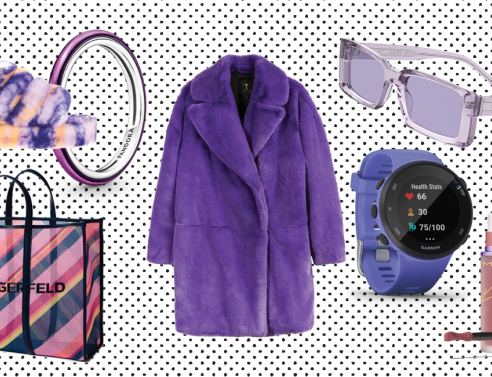 Ρούχα, κοσμήματα και αξεσουάρ μωβ