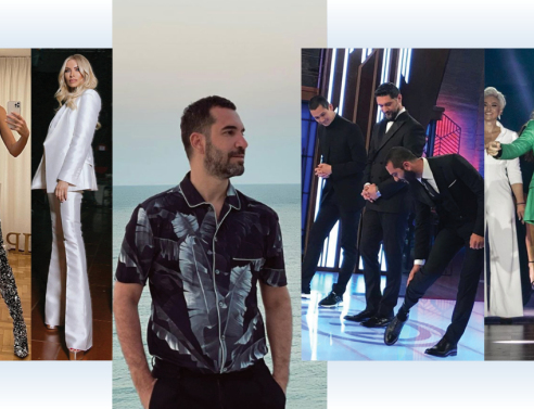 (από αριστερά) Δούκισσα Νομικού, Κατερίνα Καινούργιου, Δημήτρης Πέτρου, Σωτήρης Κοντιζάς, Πάνος Ιωαννίδης, Λεωνίδας Κουτσόπουλος, Σάκης Ρουβάς