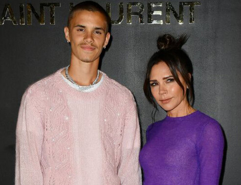 Ρόμεο και Βικτόρια Μπέκαμ στο fashion show του YSL