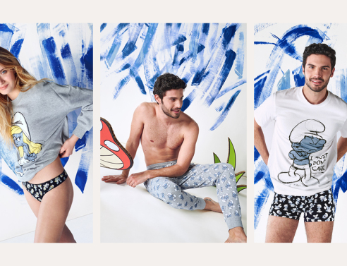Η Tezenis αφιερώνει μία capsule collection στα Στρουμφάκια