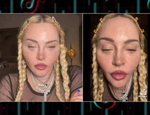 Στιγμιότυπο από βίντεο της Μαντόνα στο TikTok