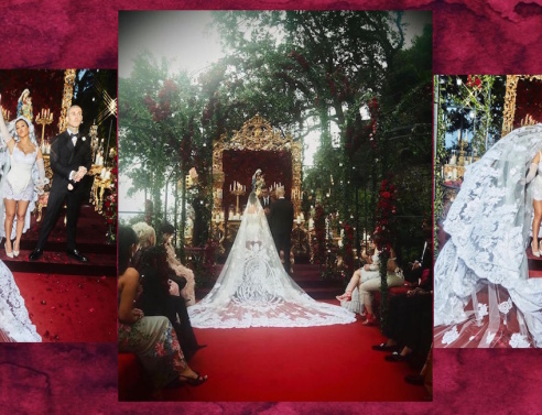 Κόρτνεϊ Καρντάσιαν και Τράβις Μπάρκερ: Παντρεύτηκαν για τρίτη φορά στο Πορτοφίνο. Το νυφικό και το γαμπριάτικο Dolce & Gabbana, οι καλεσμένοι, η φιλοξενία. 