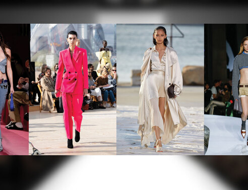 Μοντέλα από πσαρέλες με ρούχα οίκων μόδας