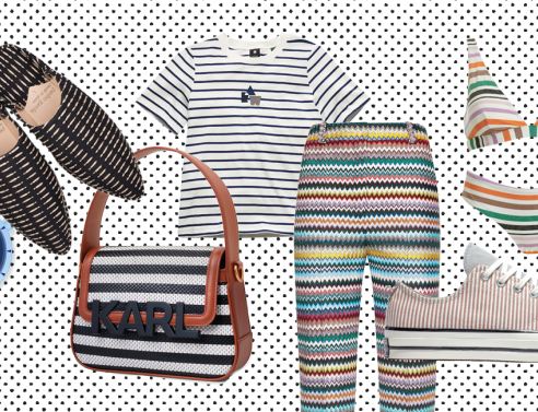 Ρούχα, αντικείμενα, αξεσουάρ με ρίγες