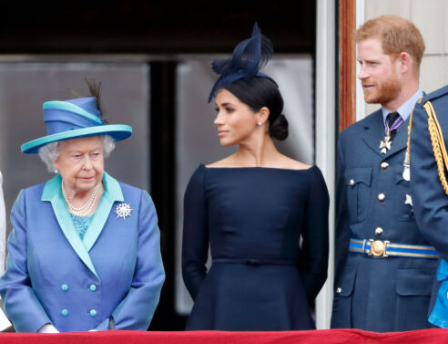 Βασίλισσα Ελισάβετ, Μέγκαν Μαρκλ, πρίγκιπας Χάρι