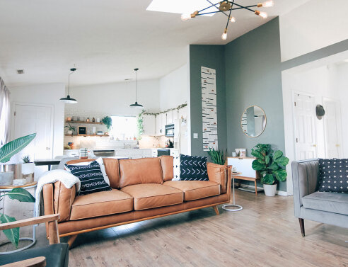 Φωτογραφία σαλονιού σπιτιού