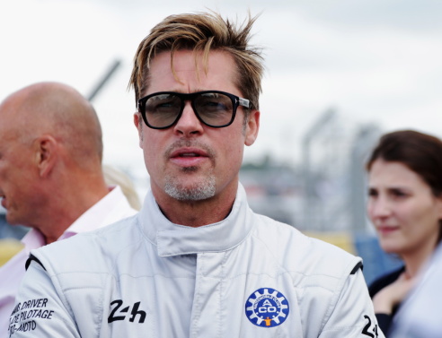 Φωτογραφία του Brad Pitt από τον διάσημο αγώνα Le Mans 24.