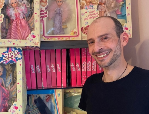 O Παναγιώτης Πατήρης, συλλέκτης Bibi-bo