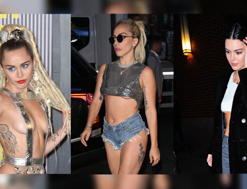 Miley Cyrus, Lady Gaga, Kendall Jenner