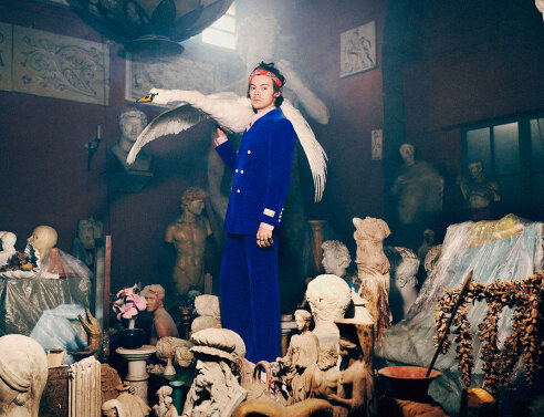 Ο Harry Styles στην καμπάνια της Gucci το 2019