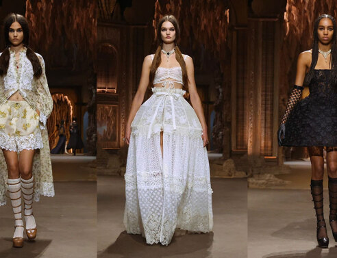 Μοντέλα από την επίδειξη Dior SS2023