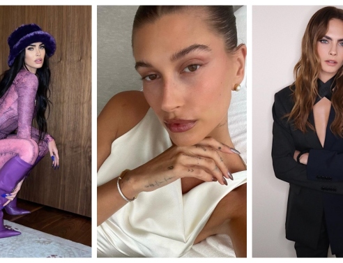 Megan Fox, Hailey Bieber και Cara Delevingne nails 