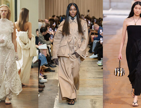 Μοντέλα από τις επιδείξεις The Row, Burberry, Gabriela Hearst