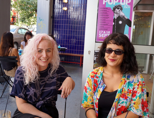 Η Ντορίν Τουτικιάν, co-founder και  CEO του Omgyno και η Κατερίνα Παπαγεωργίου, communication manager στο Omgyno 